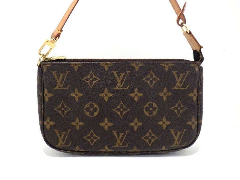 LOUIS VUITTON Bag Pochette Accessoires Pouch Clutch handle Monogram